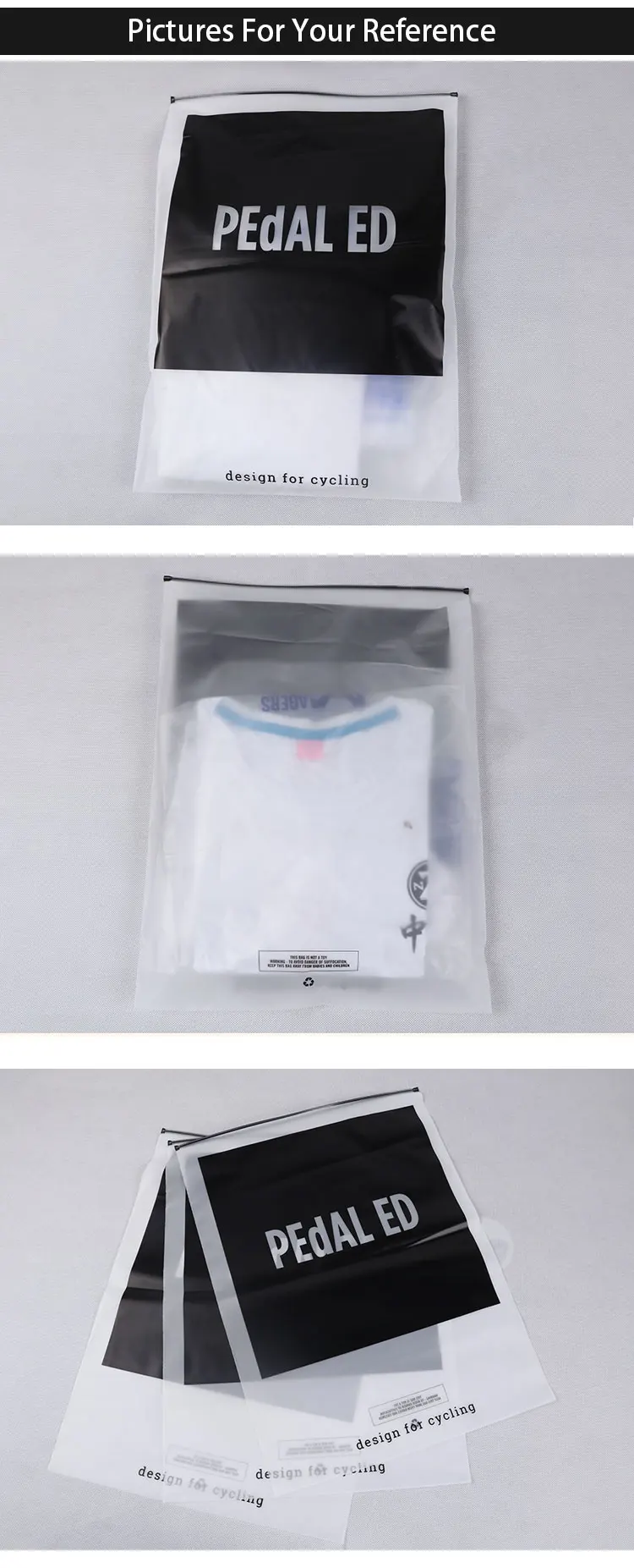 clear poly bags for clothing