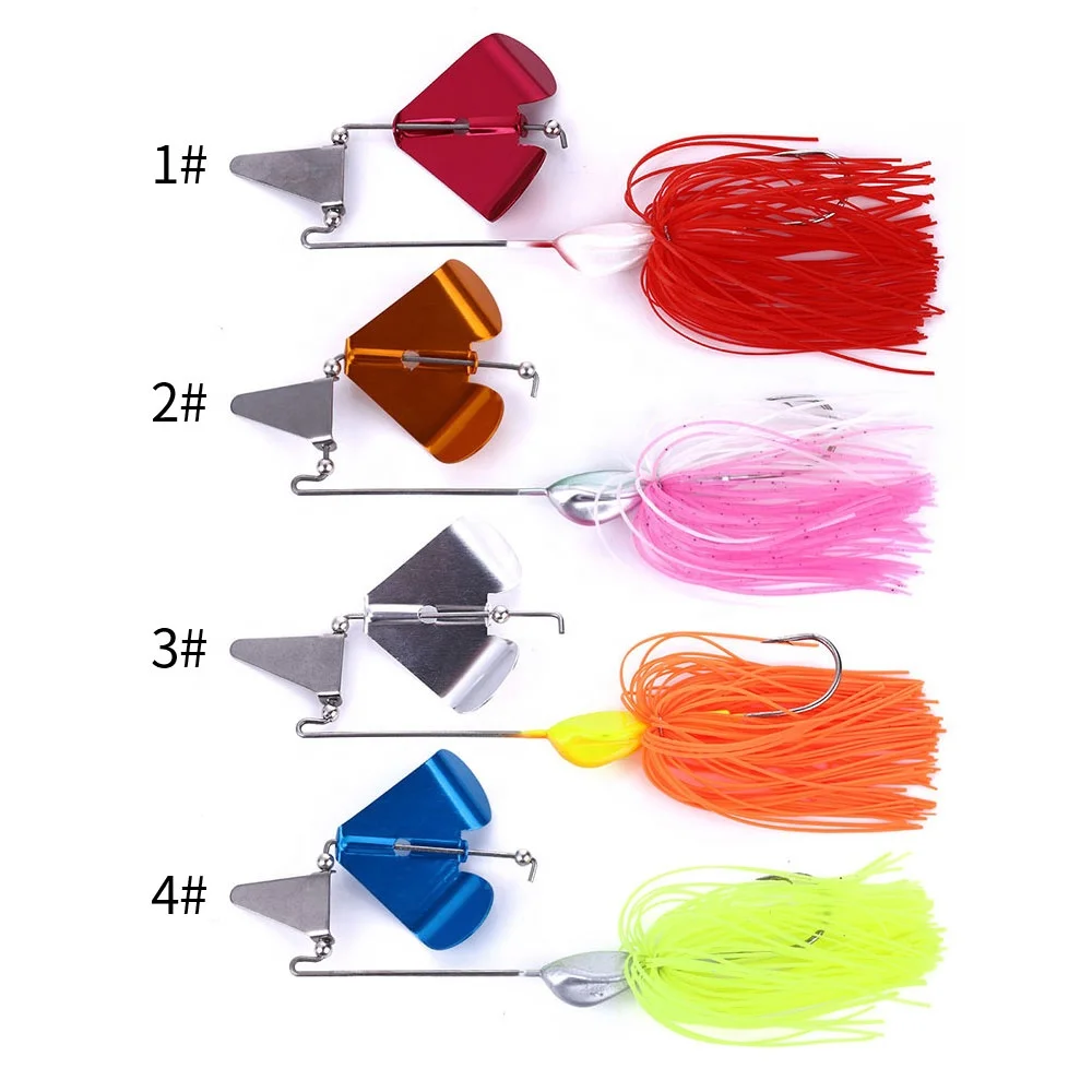 

Hengjia Spinner Bait 22G Metal buzz spinner Lure Wobbler Spinner Jigs Bait, 4 colors