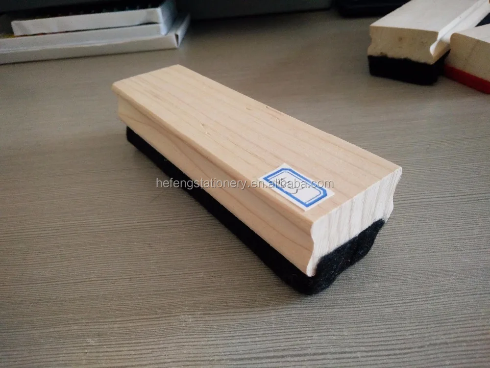 
High Quality Wooden Whiteboard Erase, Wood Blackboard Eraser 