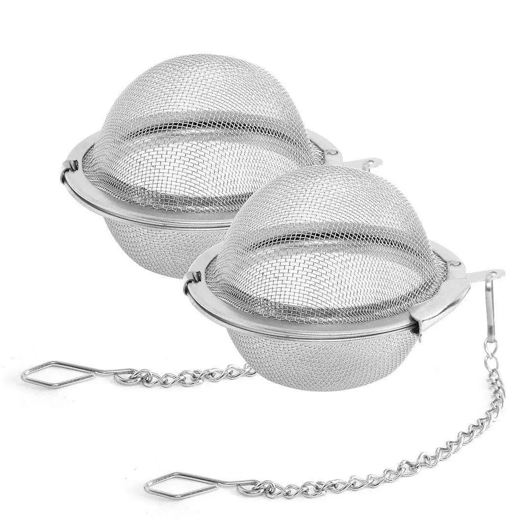 BESTOMZ Mesh Tea Ball Infuser Strainers Tea Strainer Filters Tea Interval Diffuser for Tea