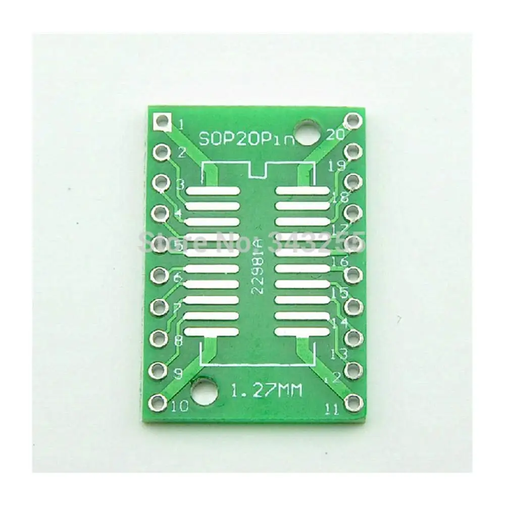 20PCS//LOT SO//SSOP//SOIC//MSOP TSSOP28//TSSOP20 turn DIP28 1.27MM//0.65MM turn 2.54MM IC adapter Socket//Adapter plate//PCB