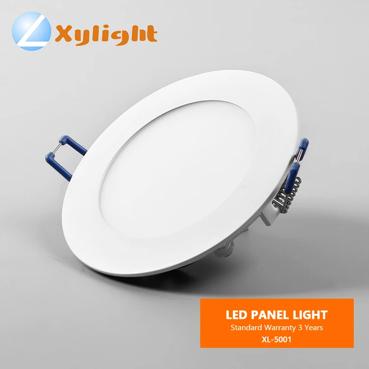 
New style office home 3w 4W 5w 6w 12w 18w 24w ulter thin 3inch led round panel light SMD LED ceiling panel light 