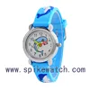 Children's metal case quartz type colorful custom logo silicone promotion watch