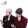 Fashion new style wireless function design unisex blank women knit beanies