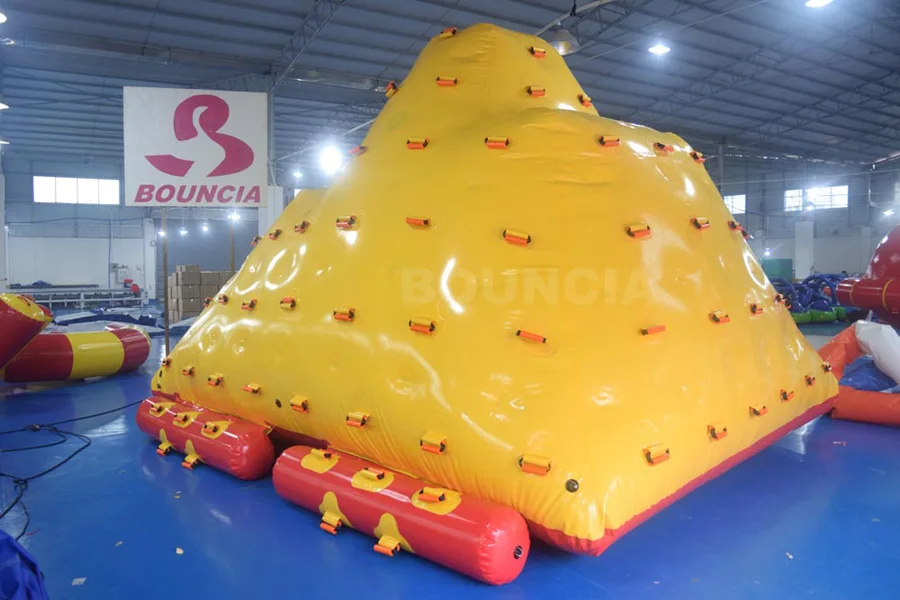 0.9mm PVC Tarpaulin Inflatable Floating Water Iceberg For Water Pool Games