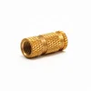 C3604 Threaded Brass Insert Nut for Plastic Shell Mounting