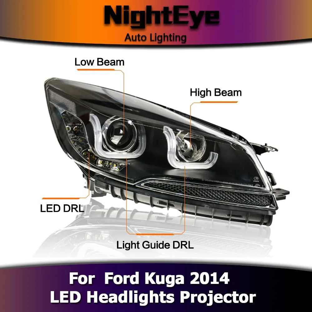 Nighteye Lampu Mobil Styling Untuk Ford Escape 2014 Baru Malaikat