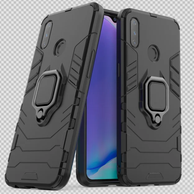 

Mobile Phone Cover For realme 3,360 Ratable Ring Holder Case For realme 3 Back cover