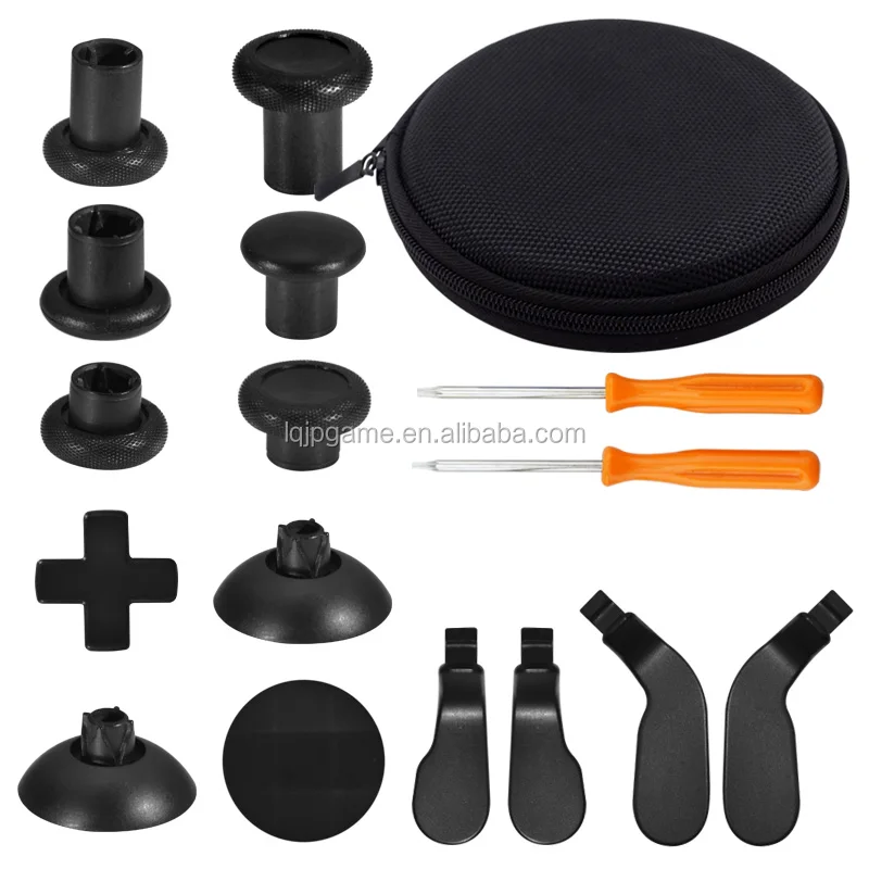 LQJP For Xbox One Elite Joystick Metal Thumbsticks Joystick Paddle Dpad for PS4 For XBOX One Elite Wireless Controller