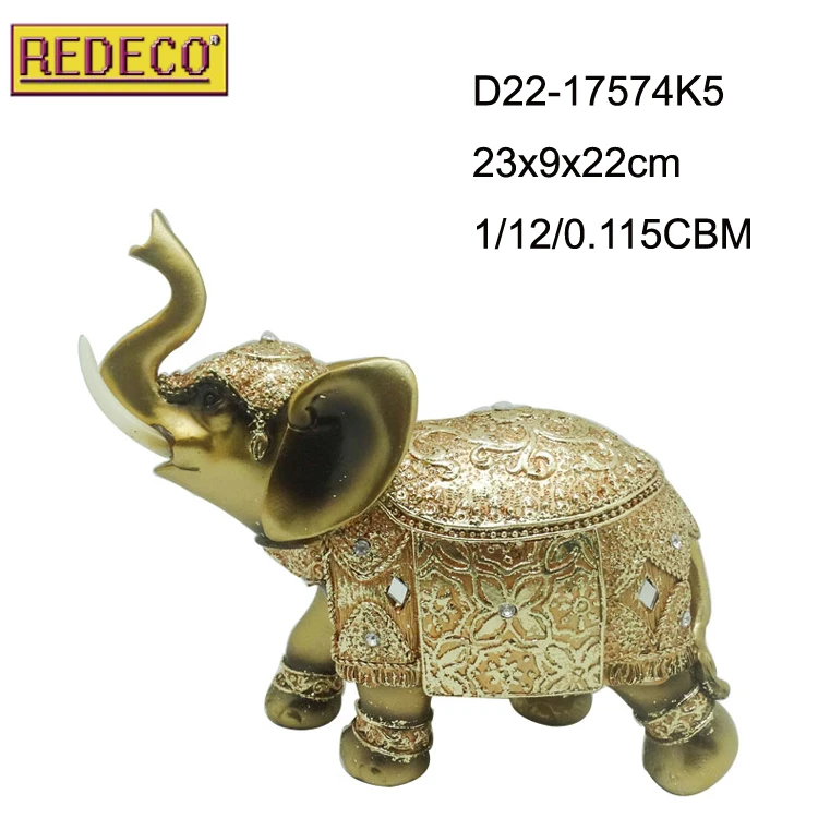 Wholesale Folk Art Resin Decorative Indian Elephant Statue - Buy Resin ...