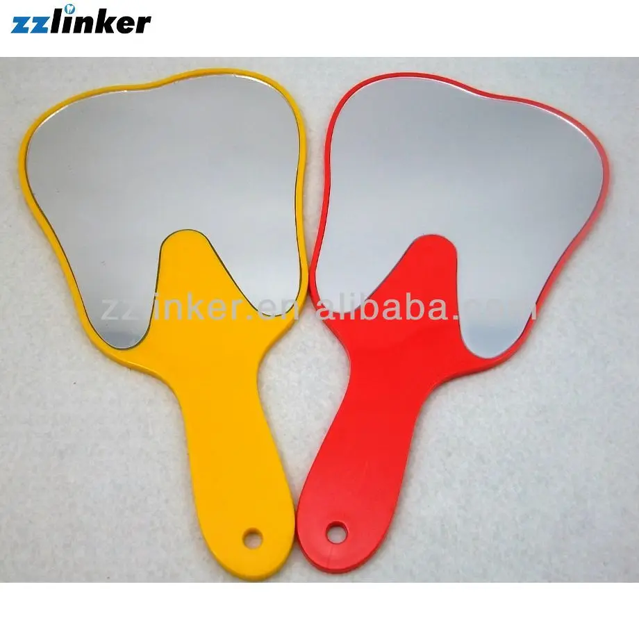 Lks11 Colorful Plastic Dental Mirror Teeth Shape Mirror Buy Dental