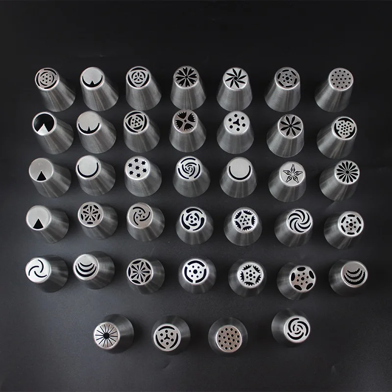 

Hot Sale Russian Piping Tips cake decorating nozzle Icing Nozzles Bakes Flower Nozzles Cake Decorating Tips Russian Icing Tips, Customized