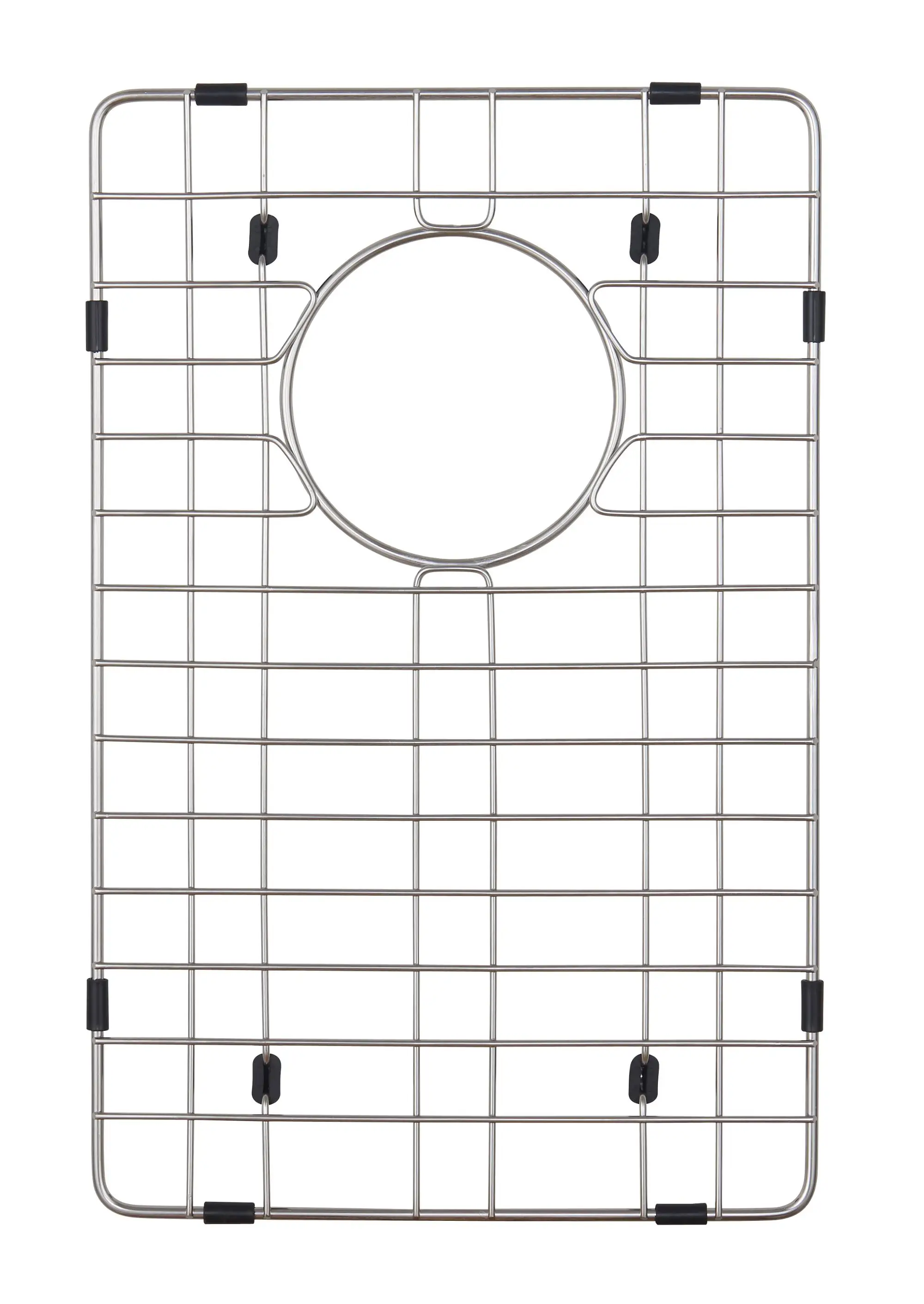 Stainless Steel Bottom Grid W/protective Antiscratch Bumpers For