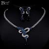 Bridal wedding jewelry necklace set diamond and ruby jewelry sets imitation jewelry sets