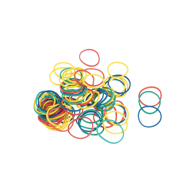 Natural Elastic Colorful Rubber Bands - Buy Rainbow Rubber Bands,Rubber ...