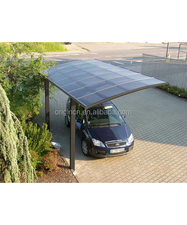 
Hot sale new 3.0M X 5.5M single car parking lot garden garage outdoor sun shelter cantilever carport  (60789374672)