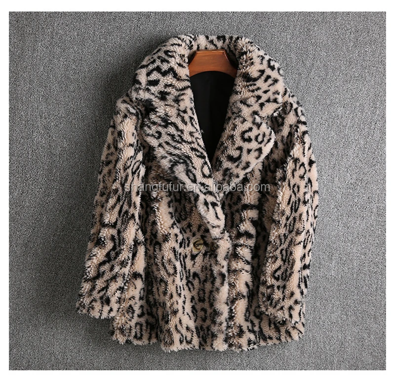 

SF0485 Beige Khaki Rose Teddy Soft Warm Sheep Fur Coat,High Quality Sheep Lamb Fur Coat Jacket for Women, We can do any color