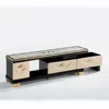 Table Top MDF Tempered Glass TV Stand