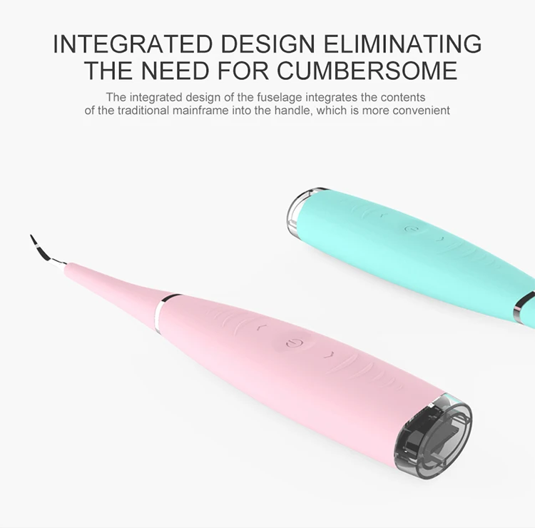 Portable chargeable waterproof mini ultrasonic electric tooth cleaner for tooth care