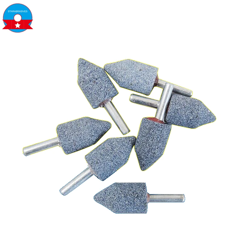 Straight Shank Conical Shaped Head Mounted Abrasive Taper Points