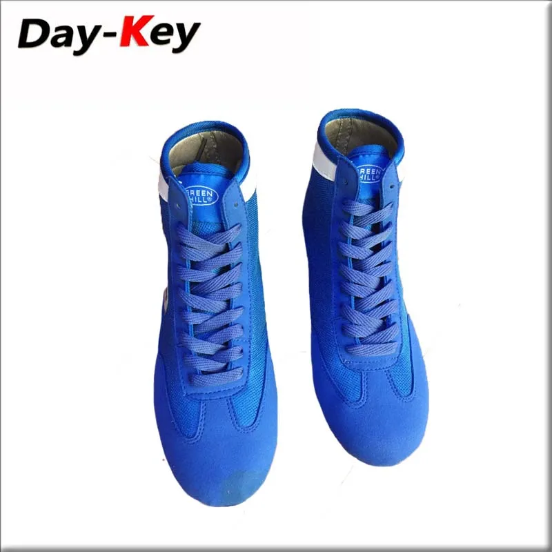 Cheap Blue Color Wrestling Shoes For Sale Buy Wrestling Boots,Leather Wrestling Shoes,Chinese