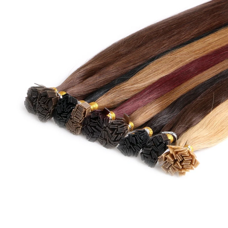 

10a durable remy human hair 1g Keratin Flat Tip Hair Extension