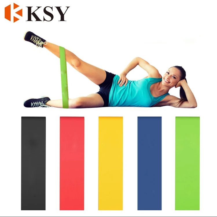 

High Quality No Odour Stretch Bands Yoga Sports Exercise Band, Pink;purple;red;blue ect