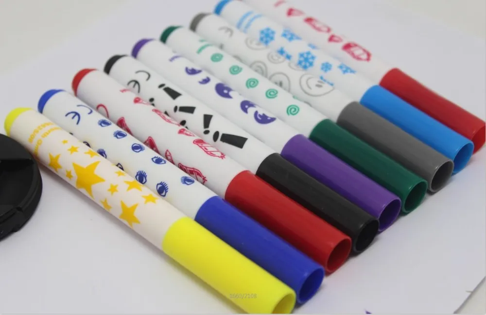 Customized Stamp Marker Pen Super Washable Ink Double Side Stamp Water