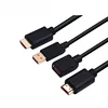SaiKang rohs good quality flexible signal lossless short connect phone to tv 1m 2ft 3m 5ft 19p print usb 2.0 am af hdmi cable