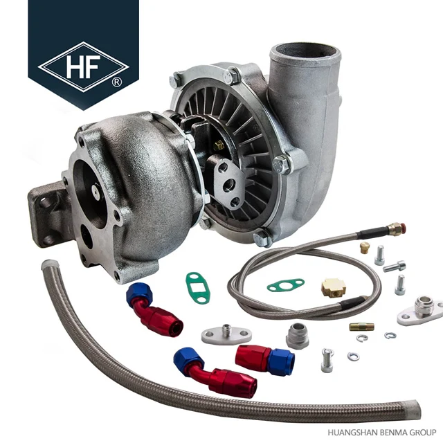 T3 T4 Turbocharger 300hp Oil Cooled Turbo For 1.62.5l Internal