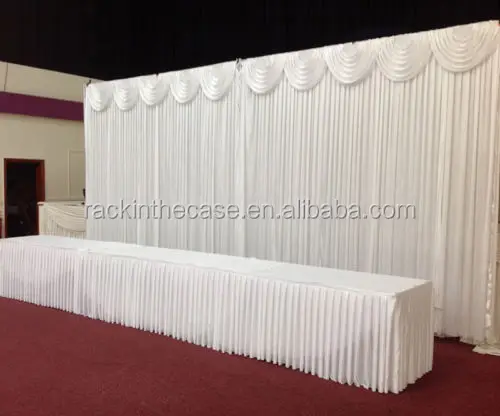 Easy Install Circular Pipe And Drape Wedding Backdrop Supplier