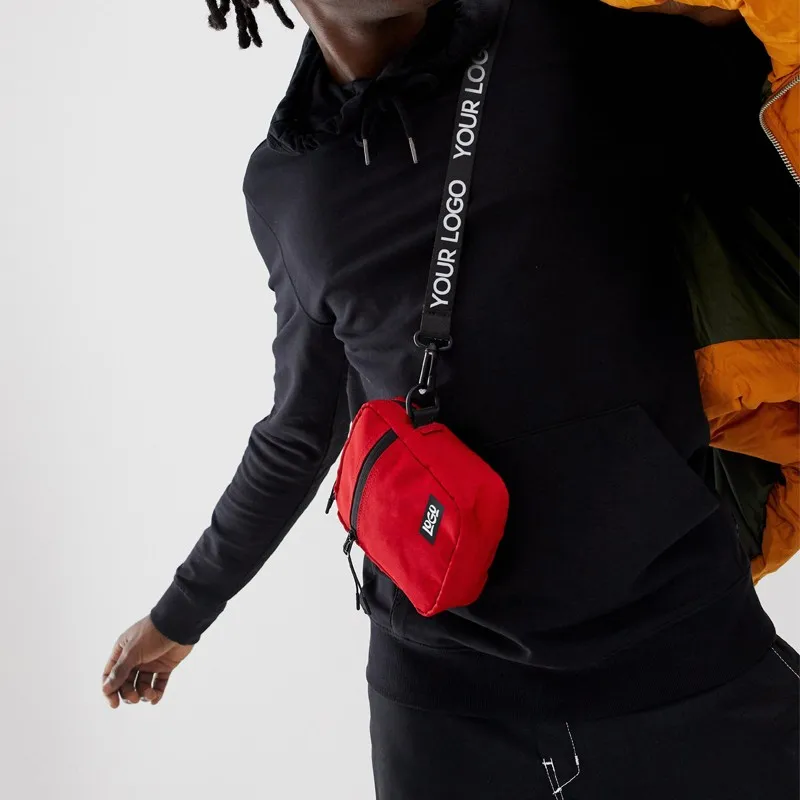Unisex Fashion Small Red Crossbody Body Shoulder Messenger Bag For Men ...
