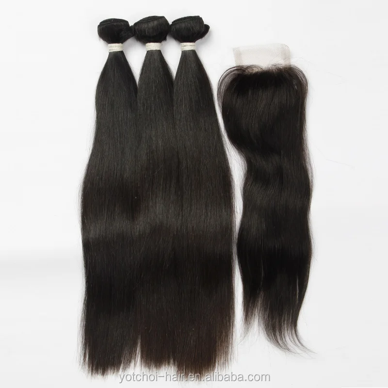 

Best Seller Malaysian Hair Wholesale Extensions 100% Malaysian Straight Virgin Hair Bundles 3pcs With Lace, N/a