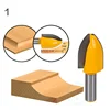 L-N111-1 1PC Panel Raiser Router Bit - Vertical - Cove - 1/2" Shank door knife Woodworking cutter Tenon Cutter for Woodworking