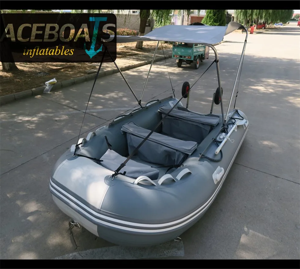 

460cm Classic model Inflatable portable sport fishing boat ASD-320 360 380 420 460 with wheels and outboard engine for sale!!!, Customized color