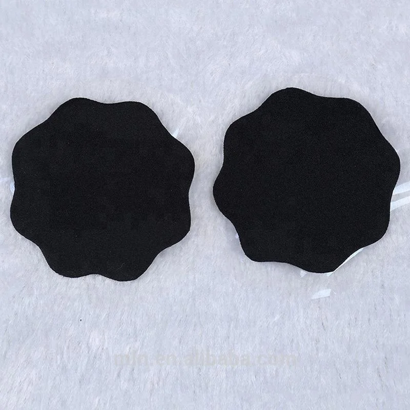 

2019 China Wholesale High Quality Sexy Lady's Sexy Flower Shape Nipple Cover Bra Wholesale, Beige;black
