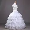 High Quality Big Ruffle Wedding Accessories Tulle Underskirts 4 Hoops 5 Layers Ball Gown Petticoats