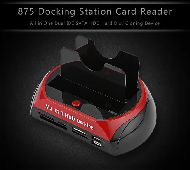 All In One Hdd Docking Station With Multi Card Reader Slot For Hdd