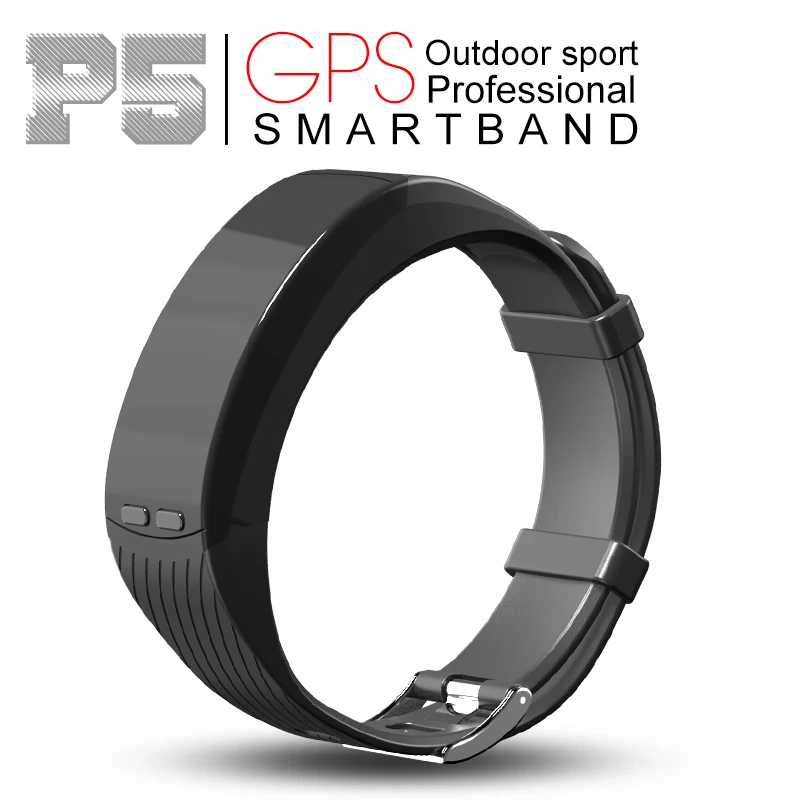 

P5 Smart Bracelet GPS Sports Smart Wristband Thermometer Barometer Altitude Heart Rate Monitor Fitness Tracker