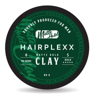 

Hairplexx Matte Hold Hair Clay for Men, Super Hold & Natural Cool hair style - Paraben Free 80g/2.82ounce