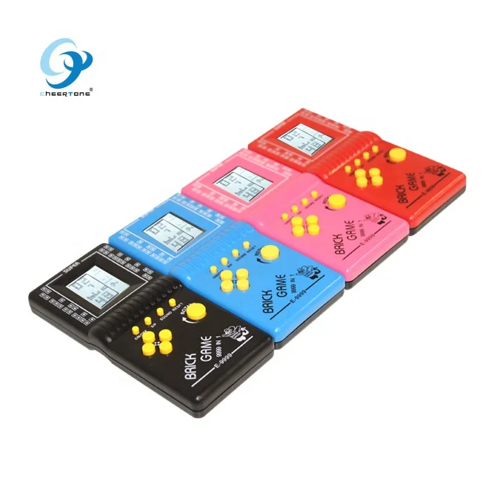 

Professional production 9999 in 1 handheld brick game console CT3081, Black/blue/red/green/pink