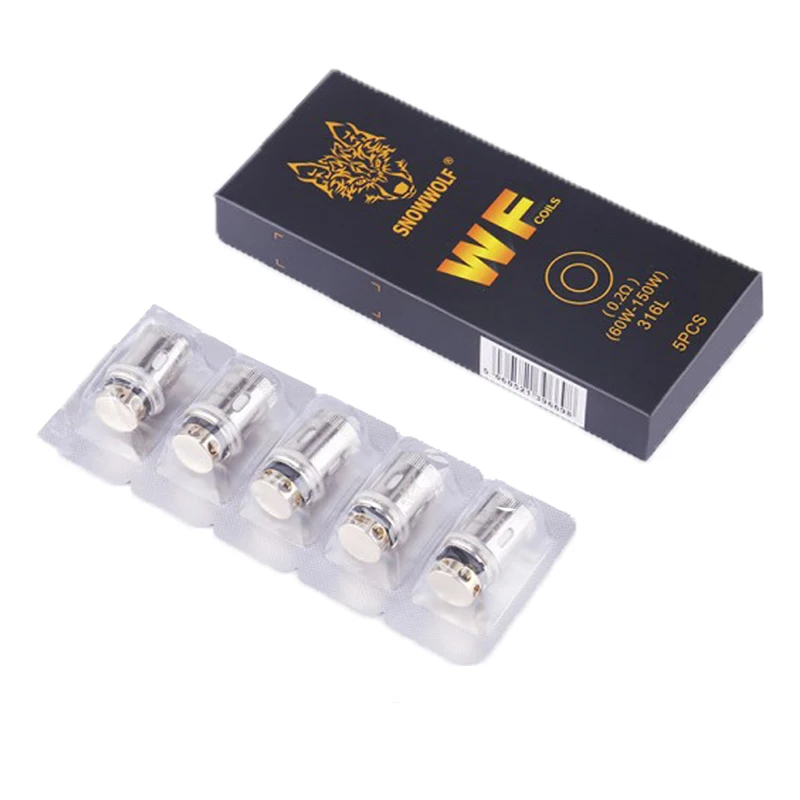 
FACTORY DIRECT Snowwolf WF Coil for sigelei Snowwolf mfeng vape kit original elctronic cigarette coil for mfeng tank Wholesale 