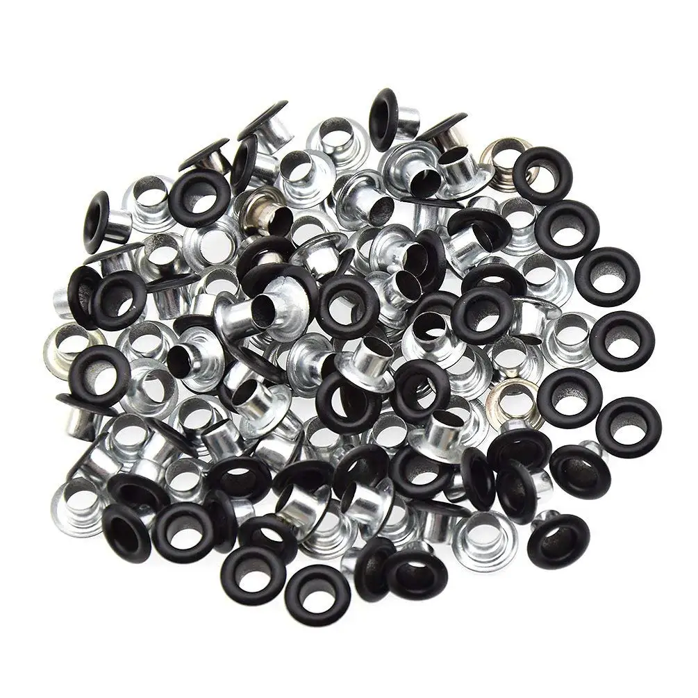 4 Colors PTC 52968-R 100pc 3//16 Metal Eyelets Shoes Clothes Crafts