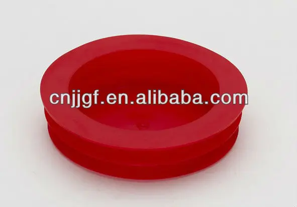 red plastic cap plugs