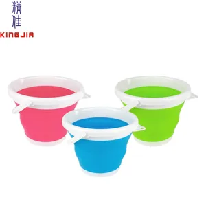 Image of 10L Foldable Silicone Collapsible Bucket