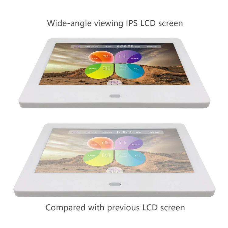 7 Inch Widescreen Digital Photo Frame Video Frame High Resolution With