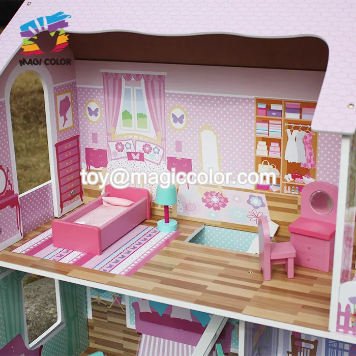 Wholesale Kids Wooden Dollhouse Miniatures For Pretend Play W06a044