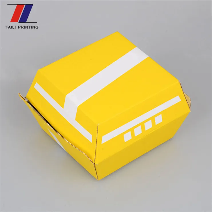 2018 El Más Nuevo Kfc Hamburguesa Caja Hamburguesa Cuadrada De Embalaje