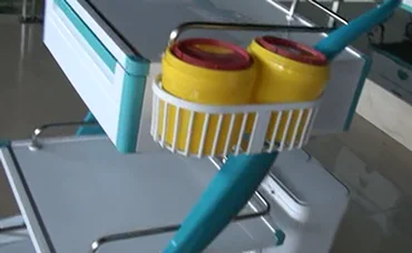 Hospital furniture medical emergency trolley in hospital mobile crash trolley cart