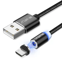 

Free Shipping RAXFLY 1M 2A Micro Usb Mobile Phone Fast Charger Magnetic Usb Cable Cord